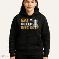 Eat Sleep Disc Golf Frolf Disc Golf Tee Hoodie thumb 5