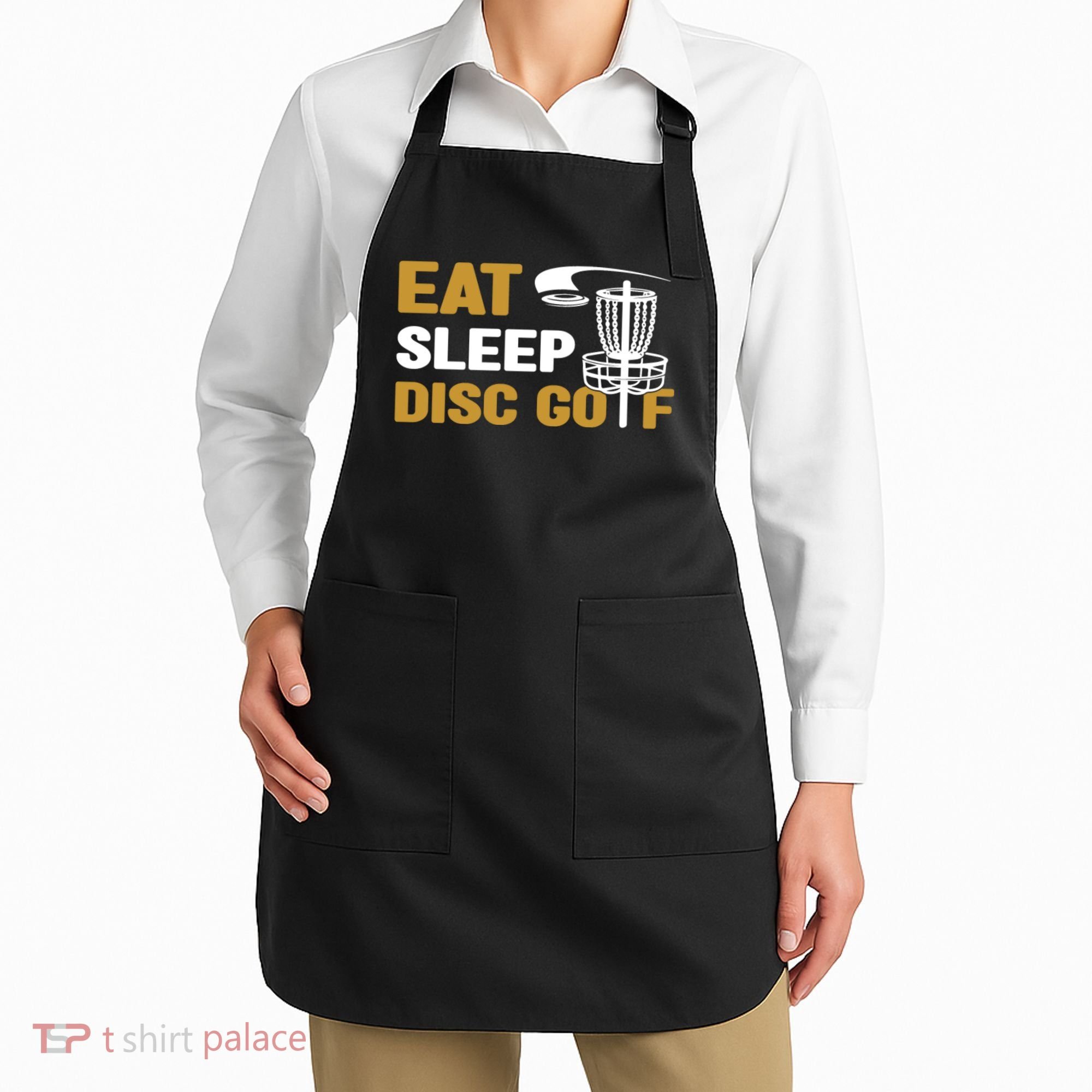 Eat Sleep Disc Golf Frolf Disc Golf Tee Apron