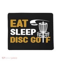 Eat Sleep Disc Golf Frolf Disc Golf Tee Mousepad thumb 0