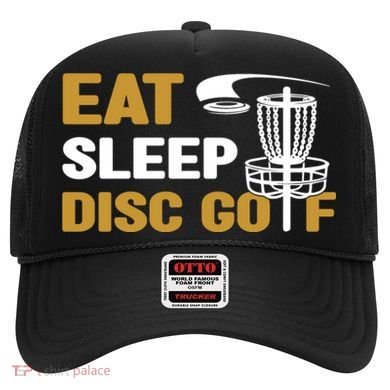 Eat Sleep Disc Golf Frolf Disc Golf Tee Hat