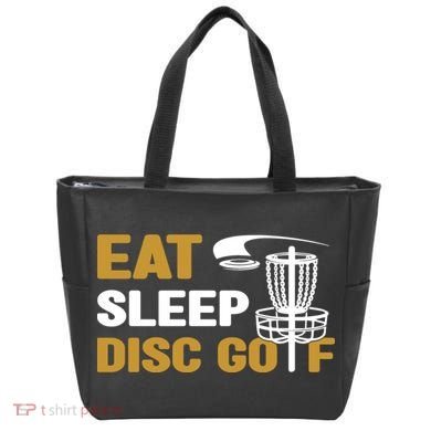 Eat Sleep Disc Golf Frolf Disc Golf Tee Tote Bag