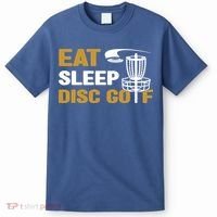 Eat Sleep Disc Golf Frolf Disc Golf Tee T-Shirt thumb 0