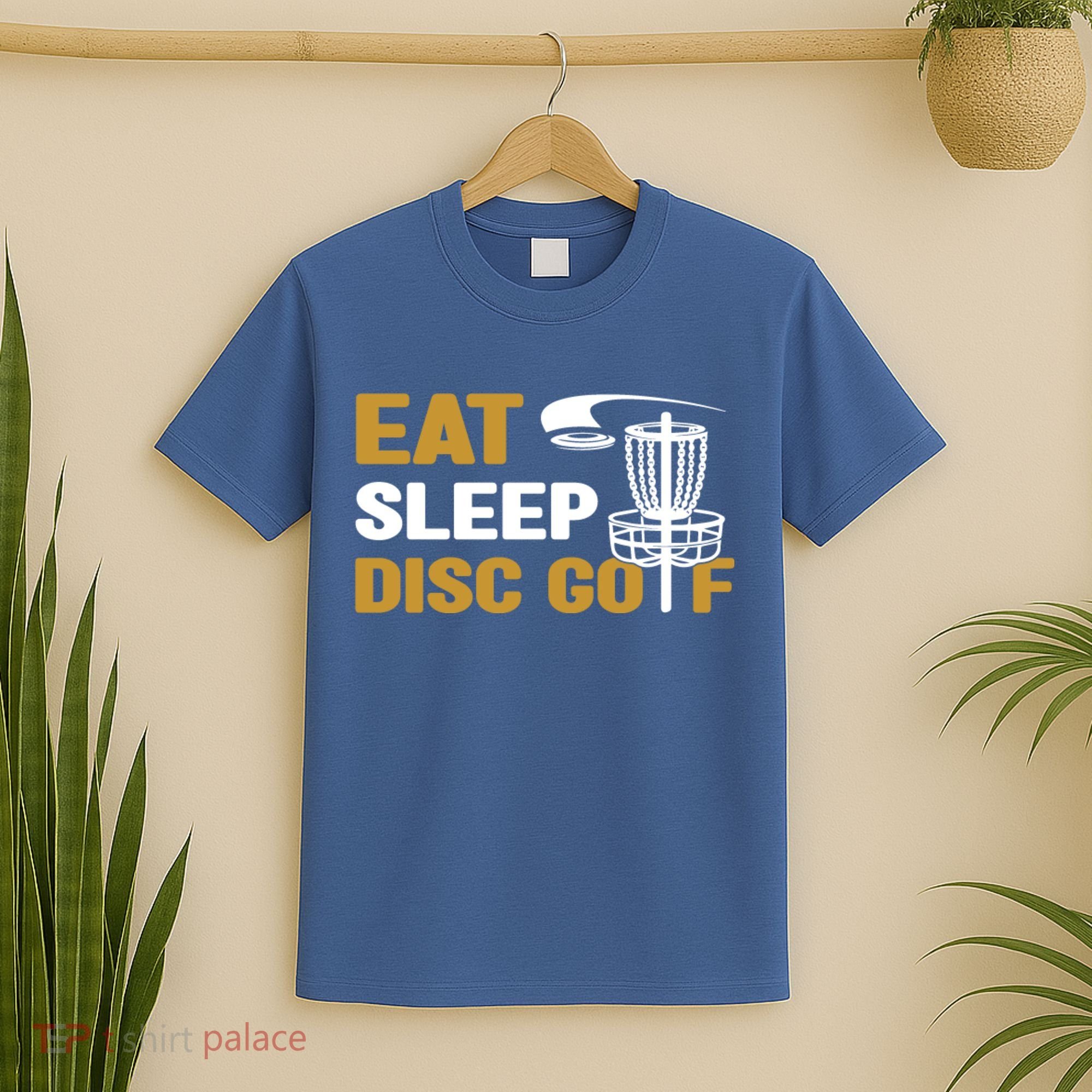 Eat Sleep Disc Golf Frolf Disc Golf Tee T-Shirt