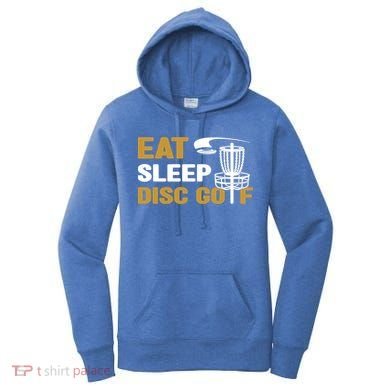 Eat Sleep Disc Golf Frolf Disc Golf Tee Women's Hoodie