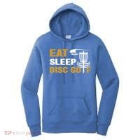 Eat Sleep Disc Golf Frolf Disc Golf Tee Women's Hoodie thumb 0