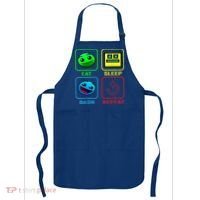 Eat Sleep Dash Repeat Video Game Geometry Video Gamer Cool Gift Apron thumb 0