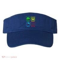 Eat Sleep Dash Repeat Video Game Geometry Video Gamer Cool Gift Visor thumb 0