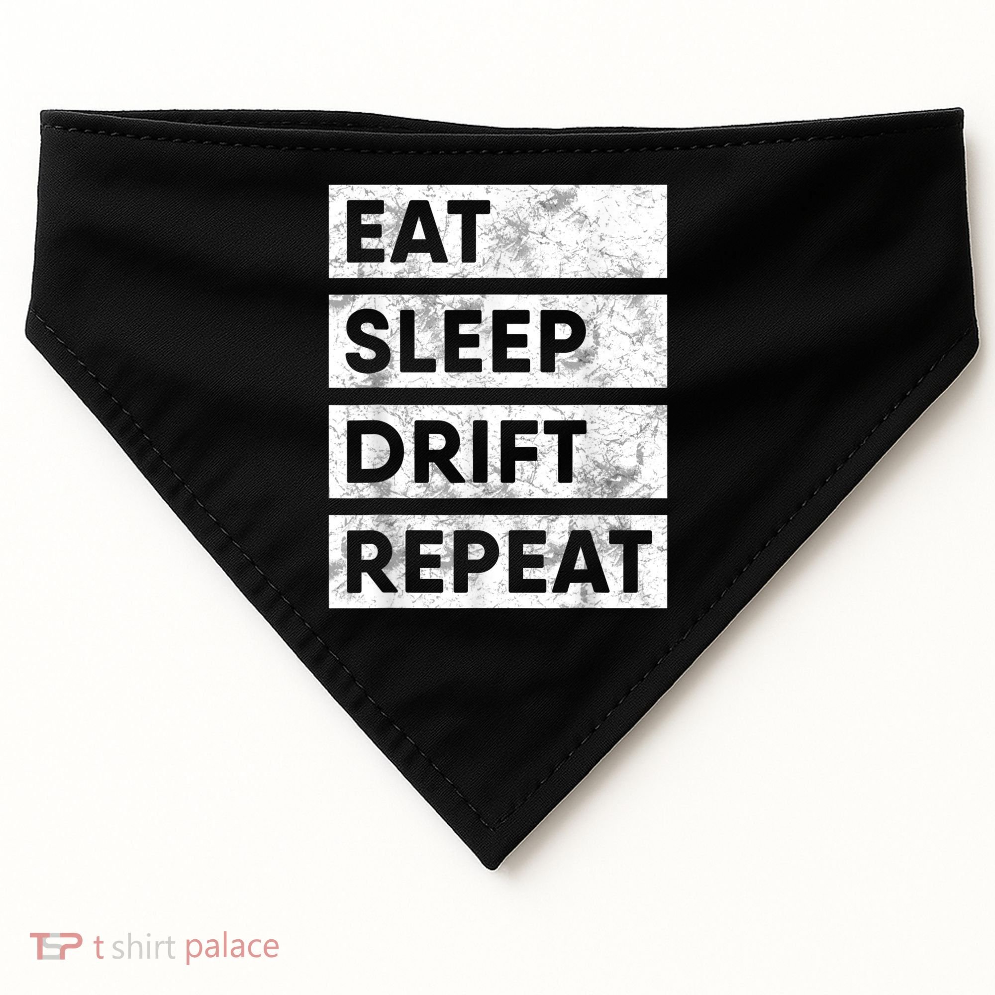 Eat Sleep Drift Repeat Car Drifting Tokyo JDM USA-Made Doggie Bandana