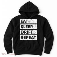 Eat Sleep Drift Repeat Car Drifting Tokyo JDM Hoodie thumb 0