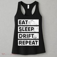Eat Sleep Drift Repeat Car Drifting Tokyo JDM Women's Tank Top thumb 3