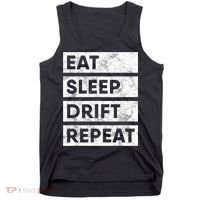Eat Sleep Drift Repeat Car Drifting Tokyo JDM Tank Top thumb 0