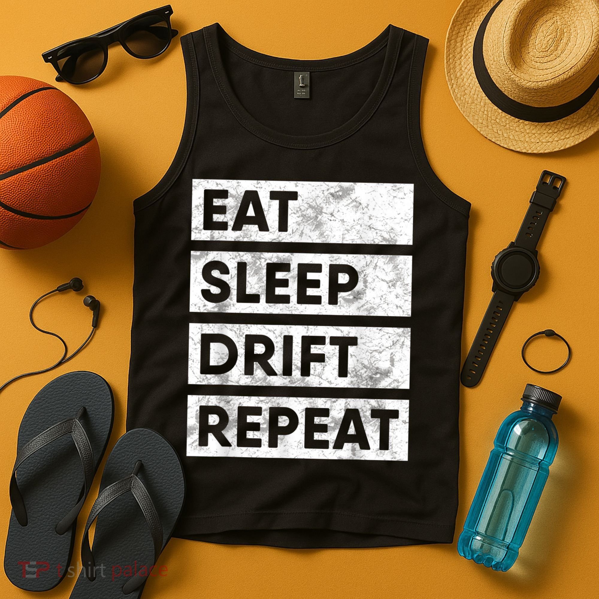Eat Sleep Drift Repeat Car Drifting Tokyo JDM Tank Top