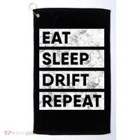 Eat Sleep Drift Repeat Car Drifting Tokyo JDM Golf Towel thumb 0