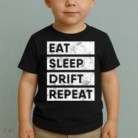 Eat Sleep Drift Repeat Car Drifting Tokyo JDM Toddler T-Shirt thumb 2