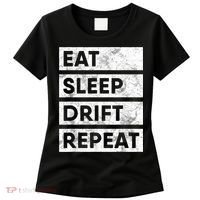 Eat Sleep Drift Repeat Car Drifting Tokyo JDM Women's T-Shirt thumb 0