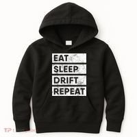Eat Sleep Drift Repeat Car Drifting Tokyo JDM Kids Hoodie thumb 0