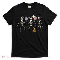 Easter Skeletons Dancing Eggs Funny Bones Women T-Shirt thumb 0