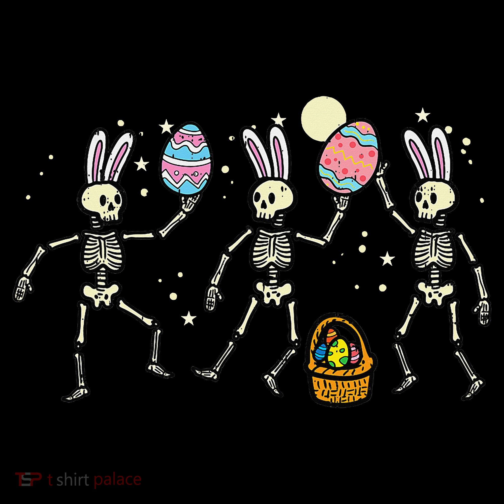 Easter Skeletons Dancing Eggs Funny Bones Women Mousepad
