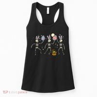 Easter Skeletons Dancing Eggs Funny Bones Women Women's Tank Top thumb 0