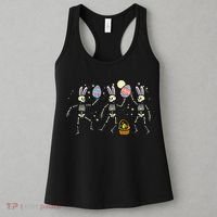Easter Skeletons Dancing Eggs Funny Bones Women Women's Tank Top thumb 3