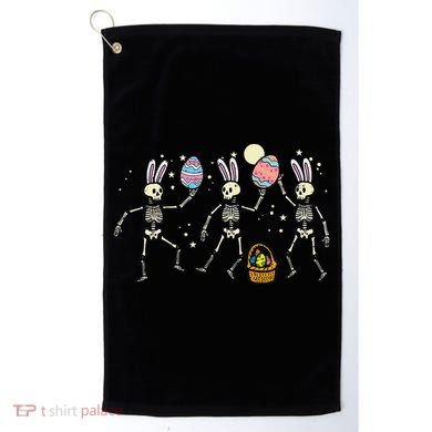 Easter Skeletons Dancing Eggs Funny Bones Women Golf Towel