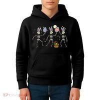 Easter Skeletons Dancing Eggs Funny Bones Women Kids Hoodie thumb 4