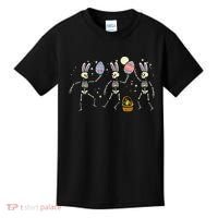 Easter Skeletons Dancing Eggs Funny Bones Women Kids T-Shirt thumb 0