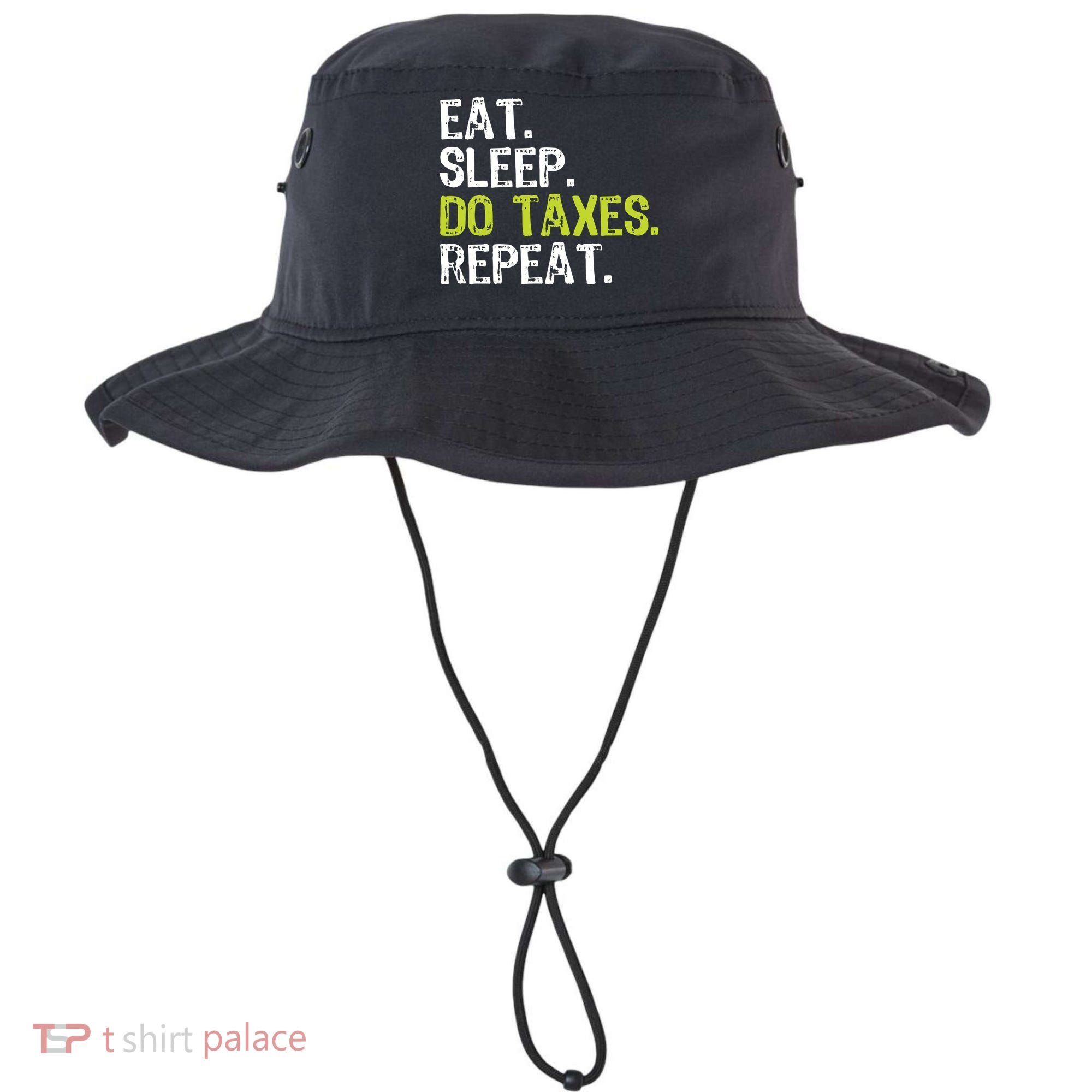 Eat Sleep Do Taxes Accountant Accounting Funny Bucket Hat