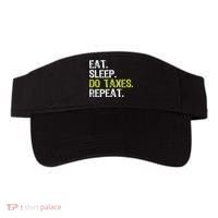Eat Sleep Do Taxes Accountant Accounting Funny Visor thumb 0