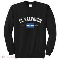 El Salvador Est. 1821 Salvadoran Flag Independence Day Sweatshirt thumb 0
