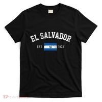 El Salvador Est. 1821 Salvadoran Flag Independence Day T-Shirt thumb 0