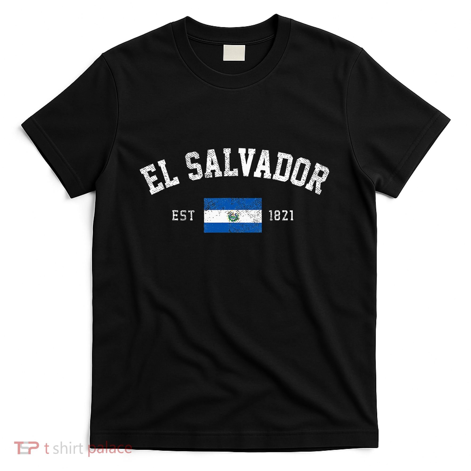 El Salvador Est. 1821 Salvadoran Flag Independence Day T-Shirt