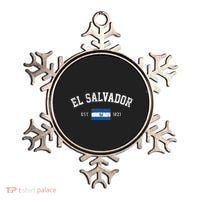 El Salvador Est. 1821 Salvadoran Flag Independence Day Ornament thumb 0
