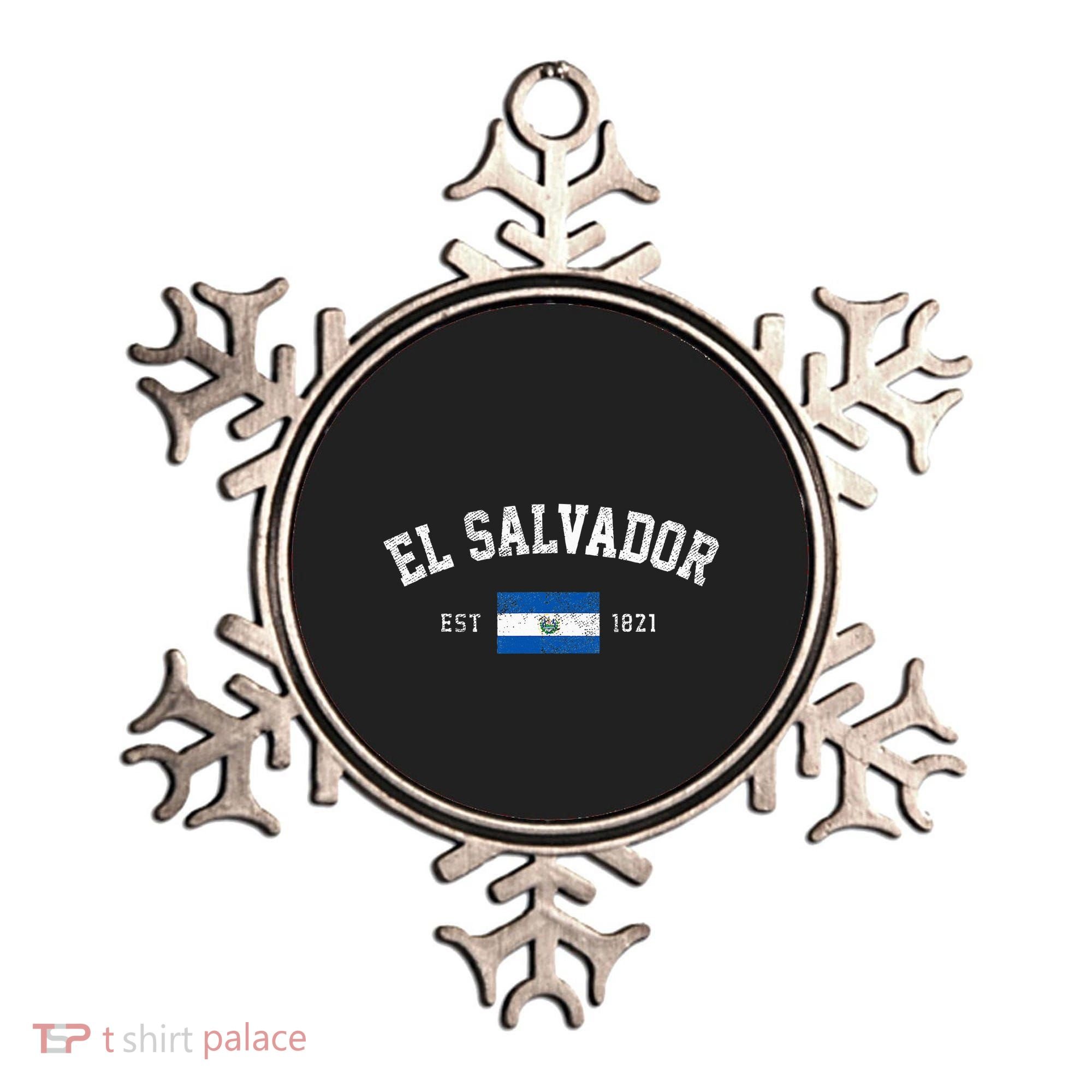 El Salvador Est. 1821 Salvadoran Flag Independence Day Ornament