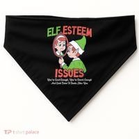 Elf Self Esteem Issues USA-Made Doggie Bandana thumb 0