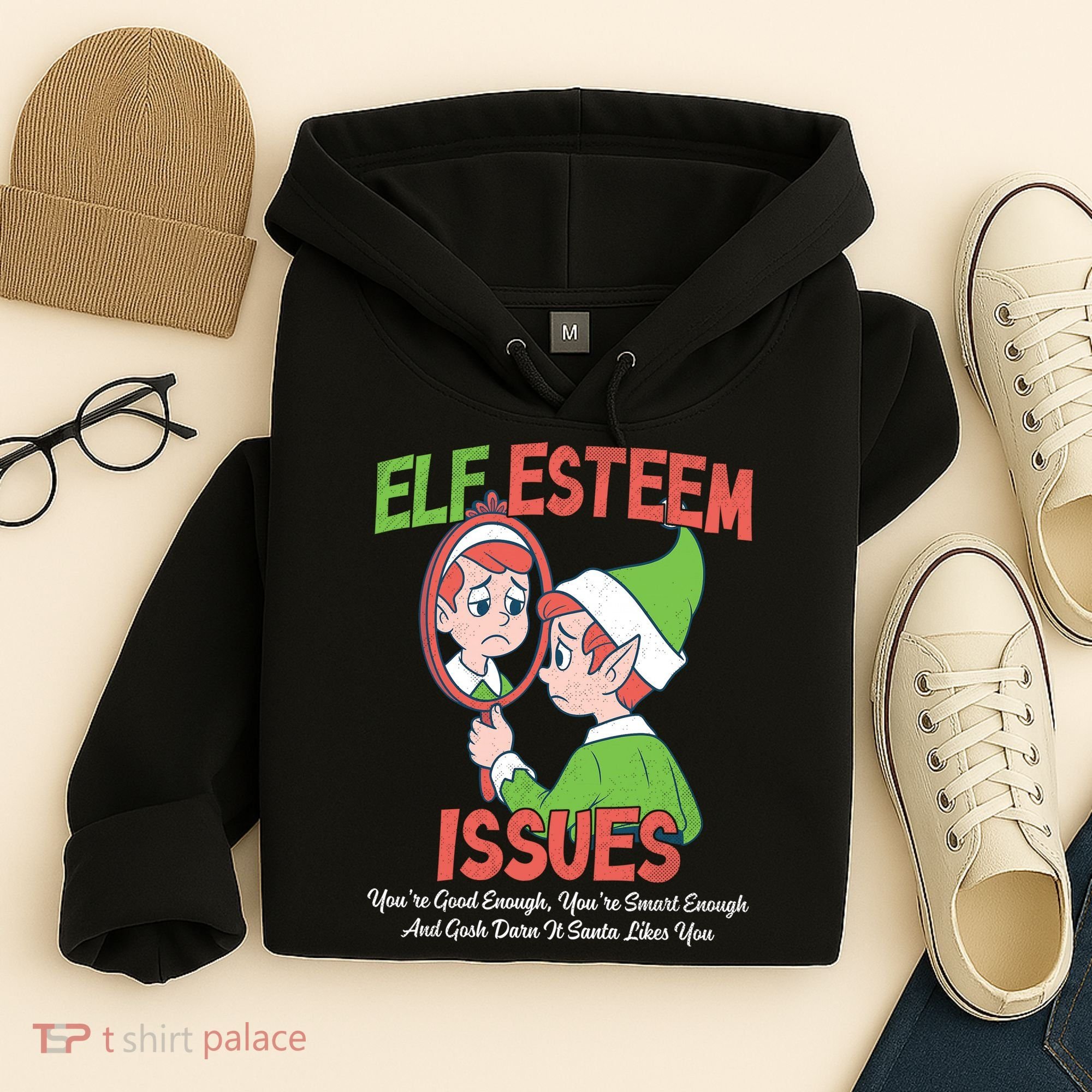 Elf Self Esteem Issues Hoodie