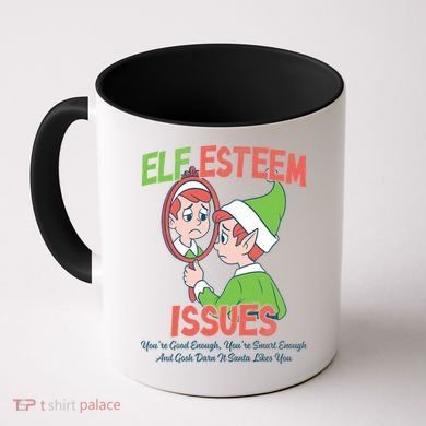 Elf Self Esteem Issues Coffee Mug