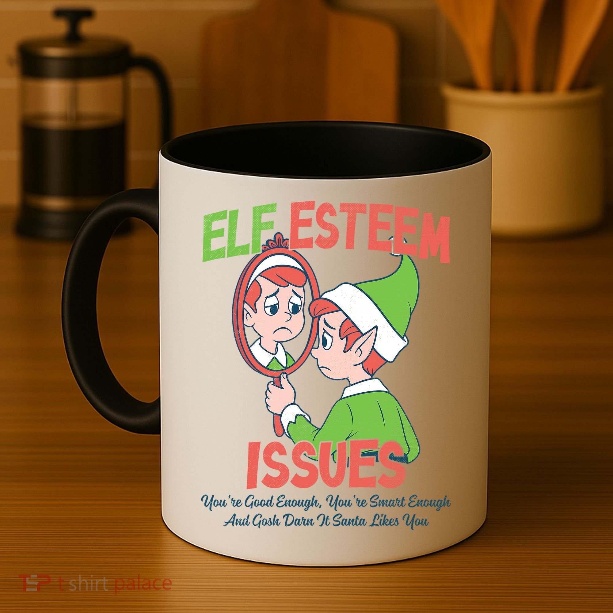 Elf Self Esteem Issues Coffee Mug