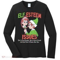 Elf Self Esteem Issues Women's Long Sleeve Shirt thumb 0