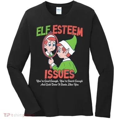 Elf Self Esteem Issues Women's Long Sleeve Shirt