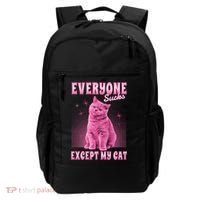 Everyone Sucks Except My Cat Backpack thumb 0