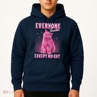 Everyone Sucks Except My Cat Hoodie thumb 2