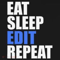 Eat Sleep Edit Repeat Editor Writer Journalist Reporter PosiCharge Competitor Tank thumb 2