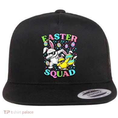 Easter Squad Flat Bill Trucker Hat