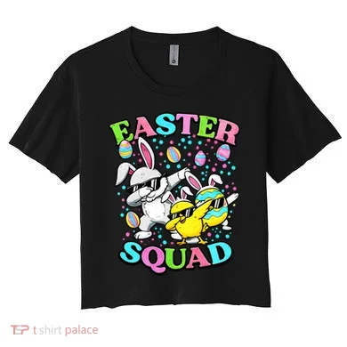 Easter Squad Women's Crop Top Tee