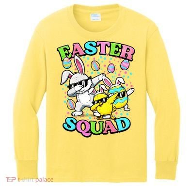 Easter Squad Kids Long Sleeve Shirt