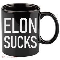 Elon Sucks 11oz C Handle Ceramic Mug thumb 0