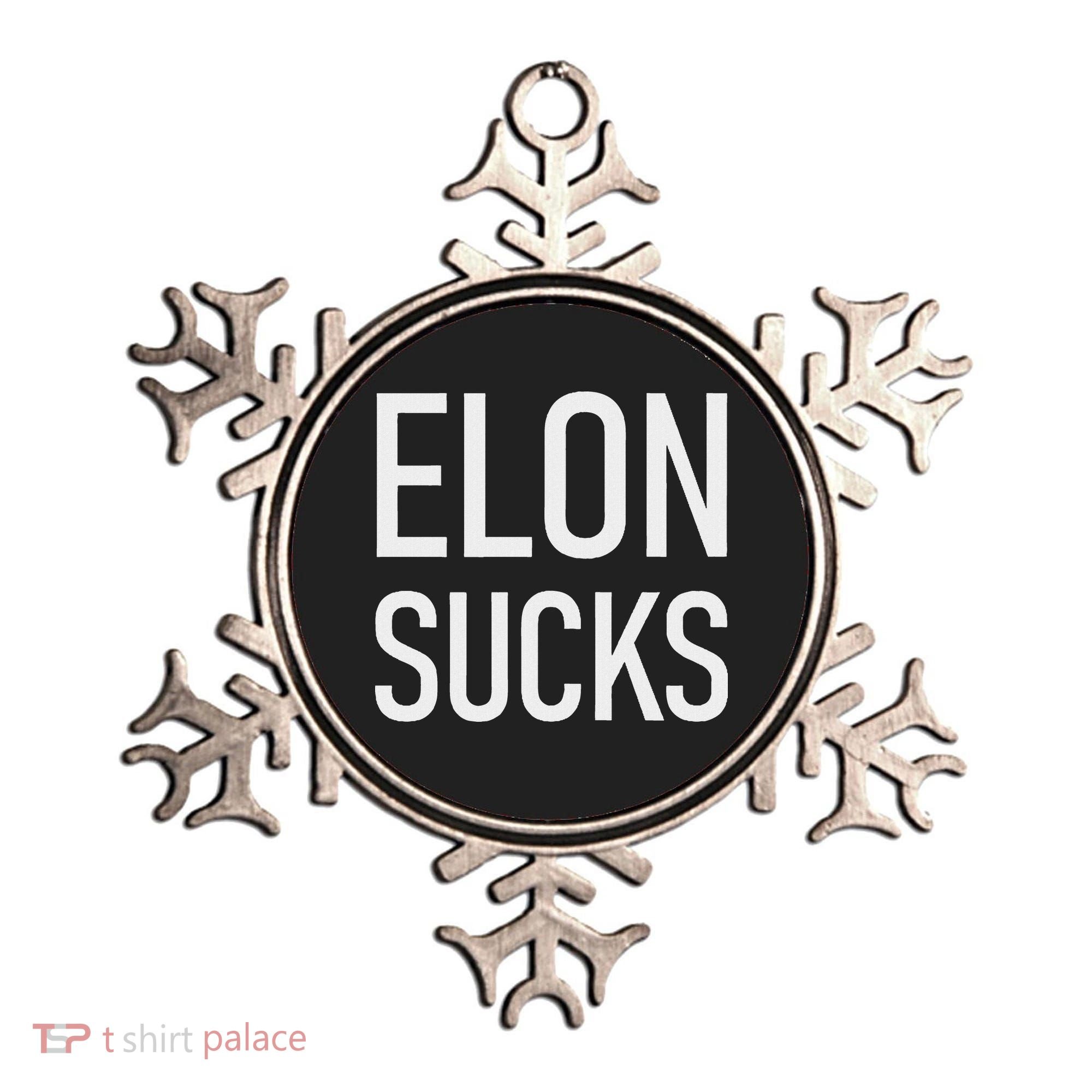 Elon Sucks Ornament
