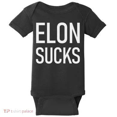 Elon Sucks Baby Bodysuit