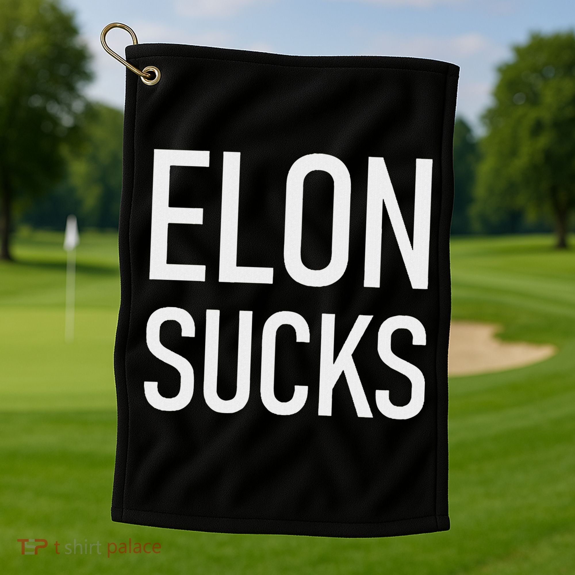 Elon Sucks Golf Towel
